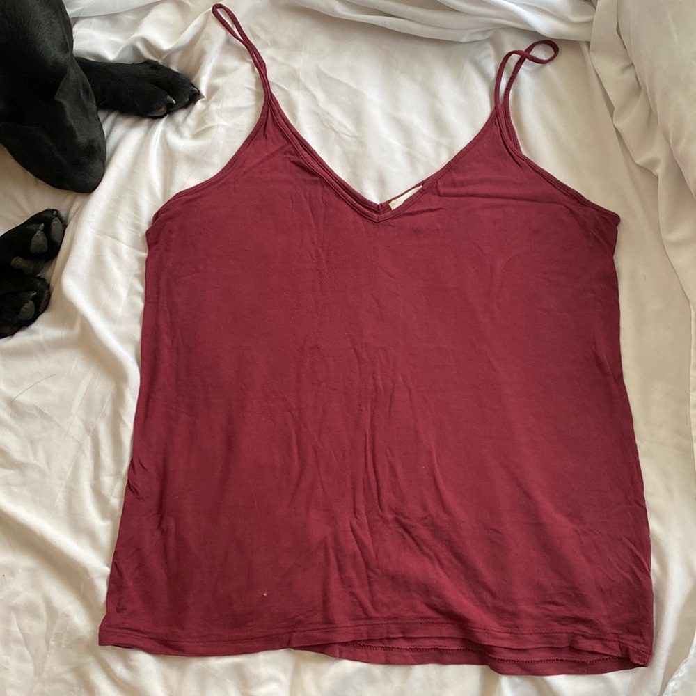 Old Navy, spaghetti strap tank top, maroon